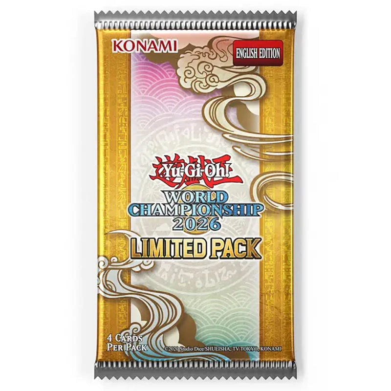 Yu-Gi-Oh Limited Pack: World Championship 2026 Booster Display