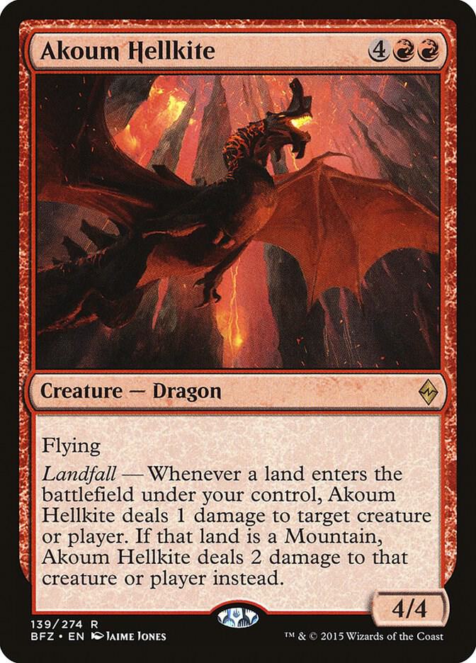 Akoum Hellkite - 139 Normal - Battle for Zendikar