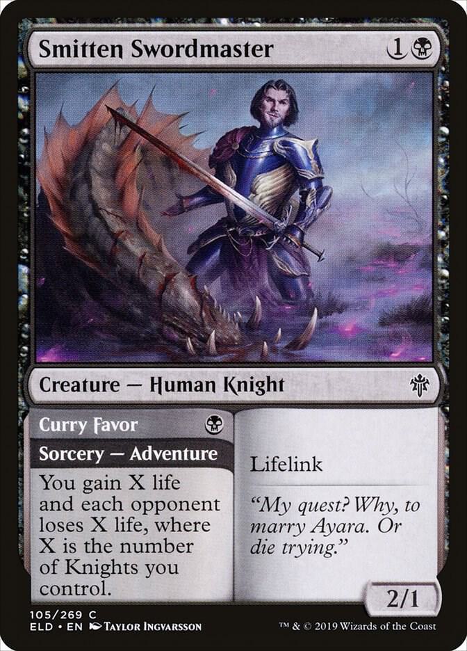 Smitten Swordmaster - 105 Normal - Throne of Eldraine