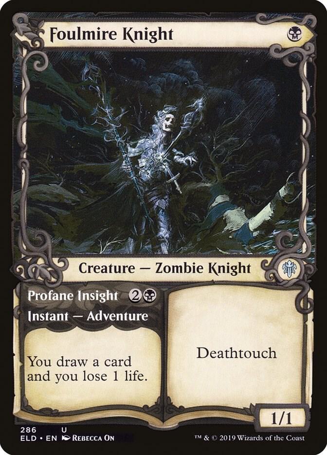Foulmire Knight (Showcase) - 286 Normal - Throne of Eldraine