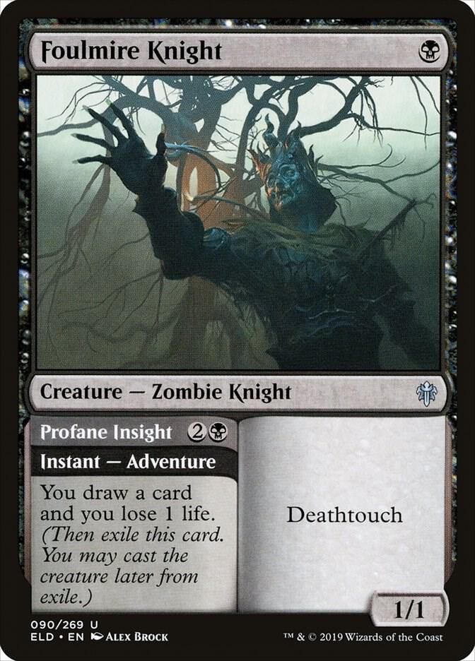Foulmire Knight - 90 Normal - Throne of Eldraine