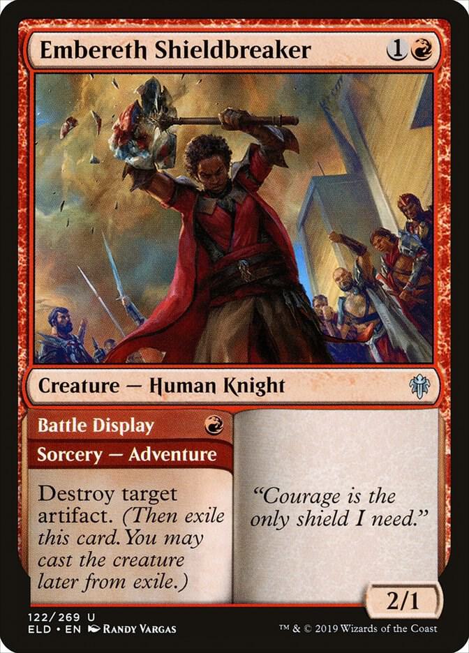 Embereth Shieldbreaker - 122 Normal - Throne of Eldraine