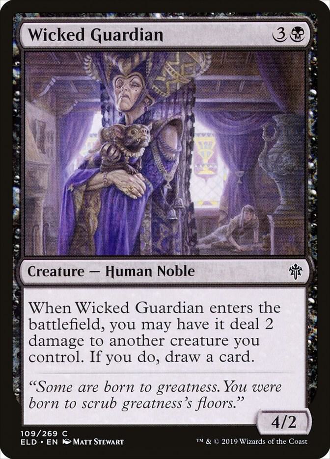 Wicked Guardian - 109 Normal - Throne of Eldraine