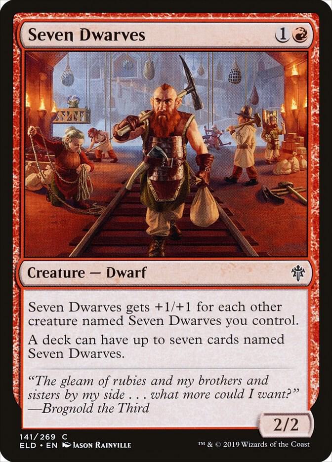 Seven Dwarves - 141 Normal - Throne of Eldraine