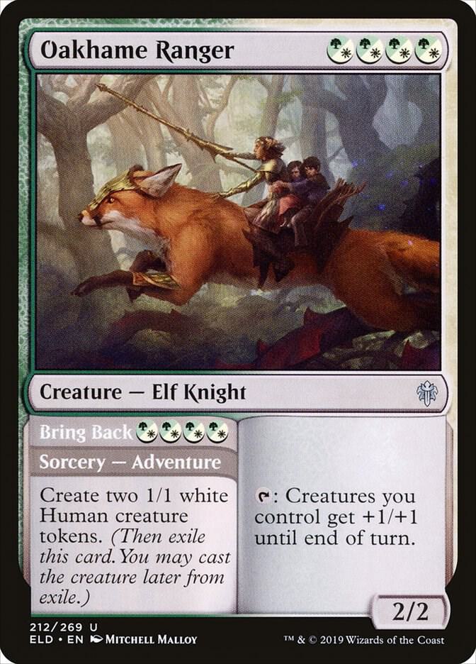 Oakhame Ranger - 212 Normal - Throne of Eldraine