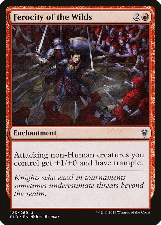 Ferocity of the Wilds - 123 Normal - Throne of Eldraine