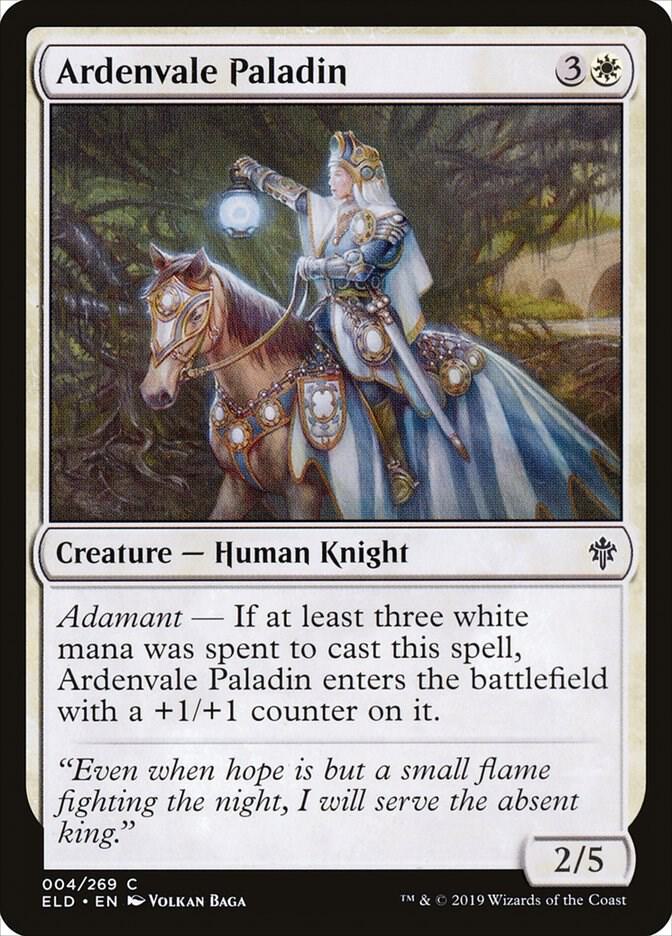 Ardenvale Paladin - 4 Normal - Throne of Eldraine
