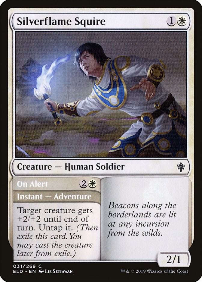 Silverflame Squire - 31 Normal - Throne of Eldraine