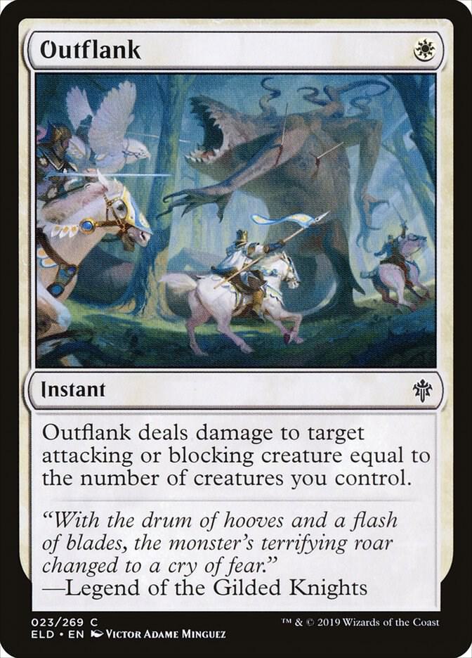 Outflank - 23 Normal - Throne of Eldraine