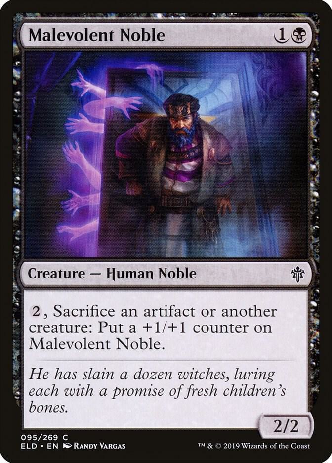 Malevolent Noble - 95 Normal - Throne of Eldraine