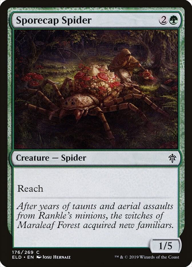 Sporecap Spider - 176 Normal - Throne of Eldraine