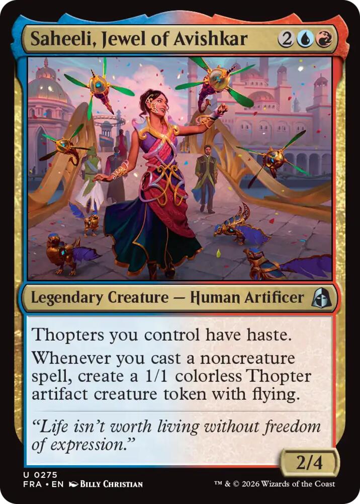 Saheeli, Jewel of Avishkar - 275 Foil - Reality Fracture