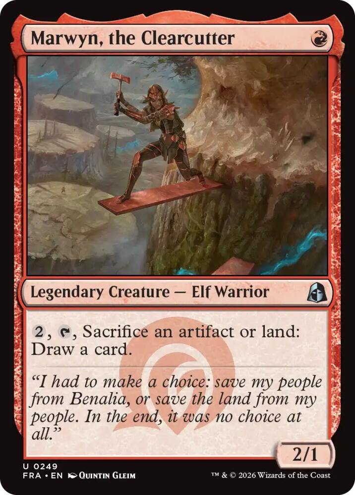 Marwyn, the Clearcutter - 249 Normal - Reality Fracture