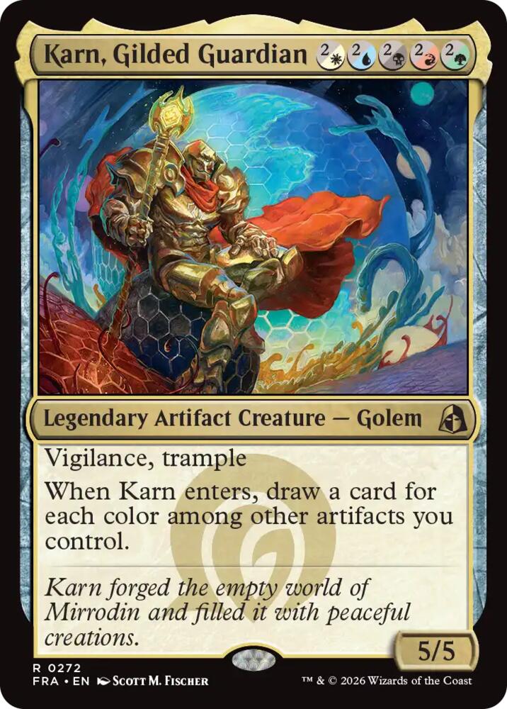 Karn, Gilded Guardian - 272 Normal - Reality Fracture
