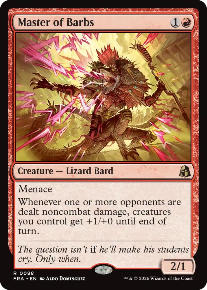 Master of Barbs - 88 Foil - Reality Fracture