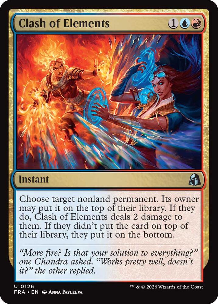 Clash of Elements - 126 Normal - Reality Fracture