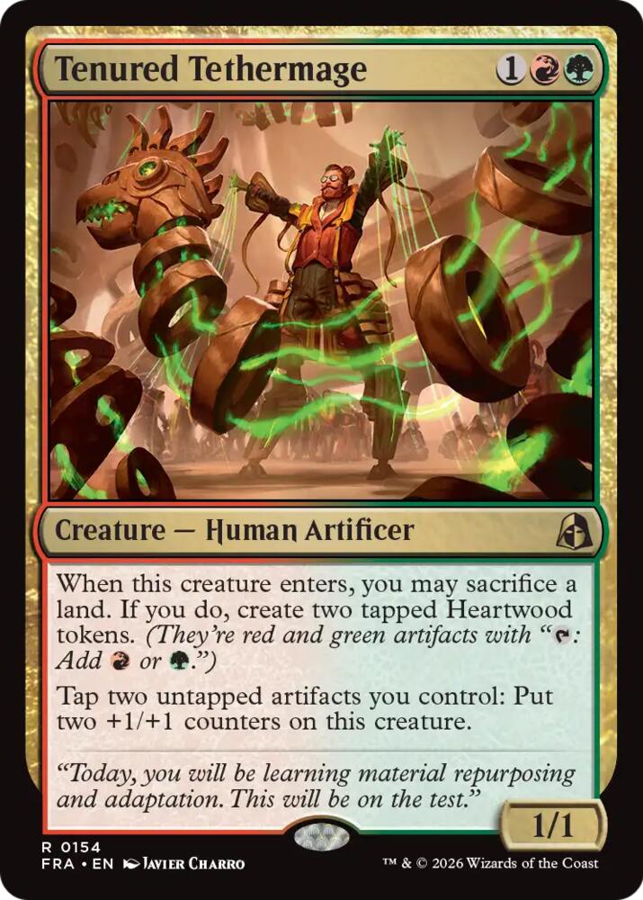 Tenured Tethermage - 154 Foil - Reality Fracture