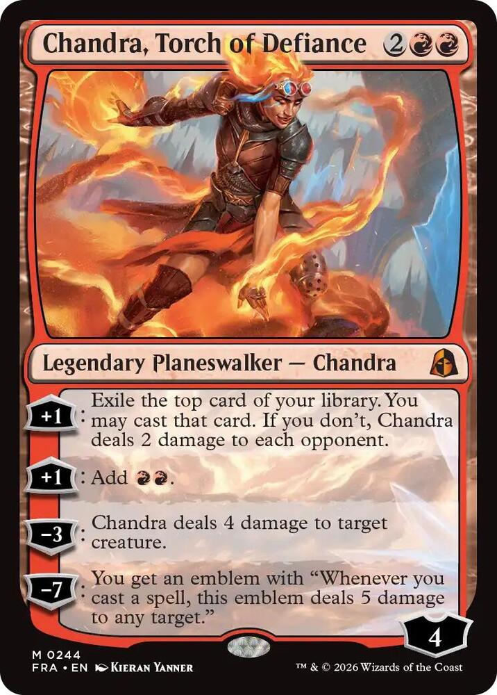 Chandra, Torch of Defiance - 244 Normal - Reality Fracture