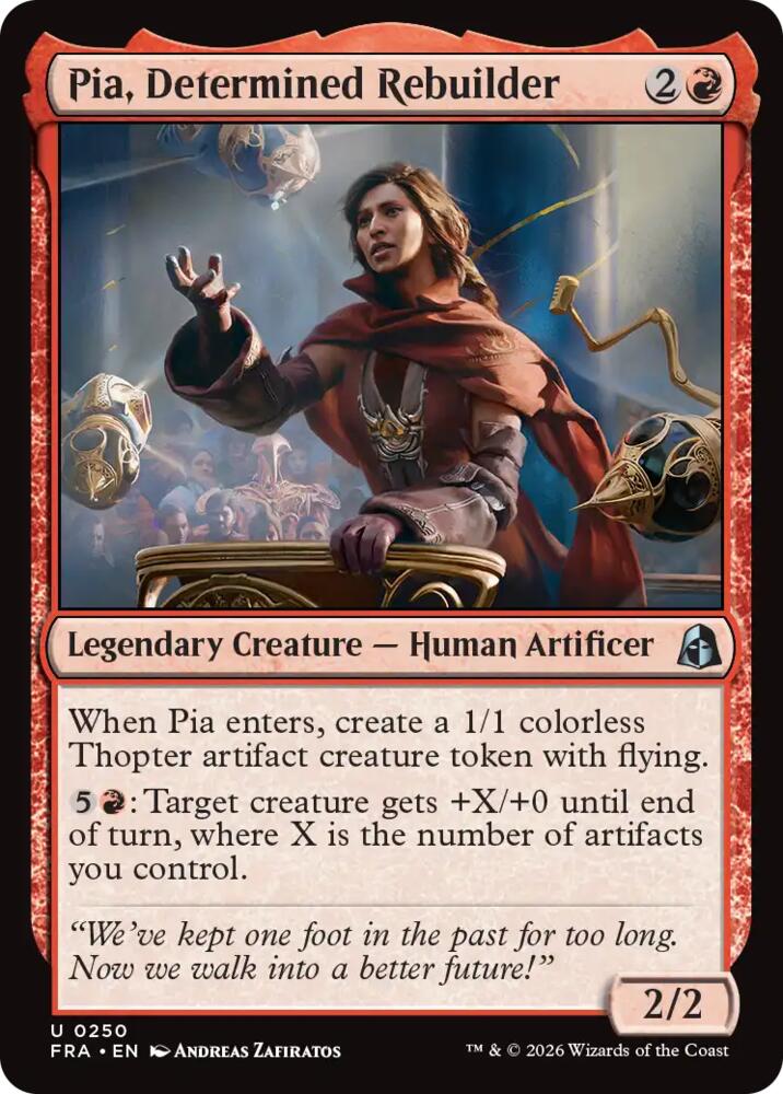 Pia, Determined Rebuilder - 250 Normal - Reality Fracture