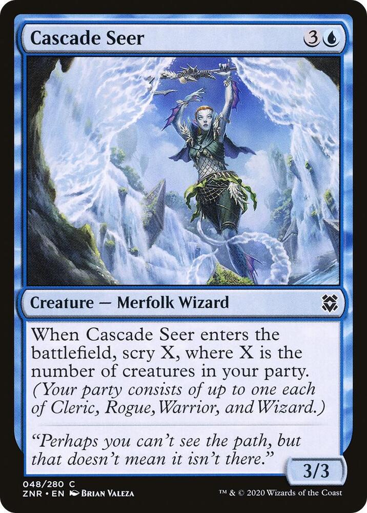 Cascade Seer - 48 Normal - Zendikar Rising