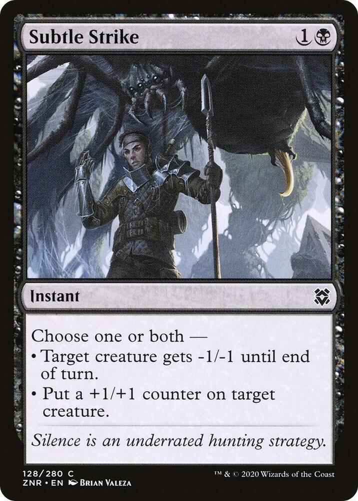 Subtle Strike - 128 Normal - Zendikar Rising