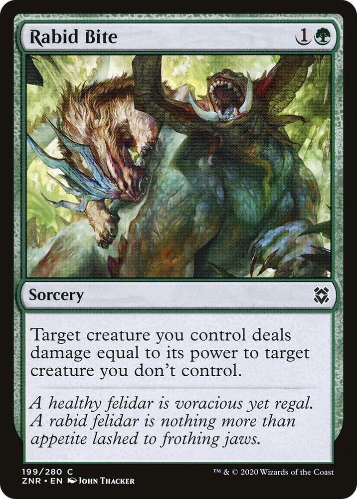 Rabid Bite - 199 Normal - Zendikar Rising