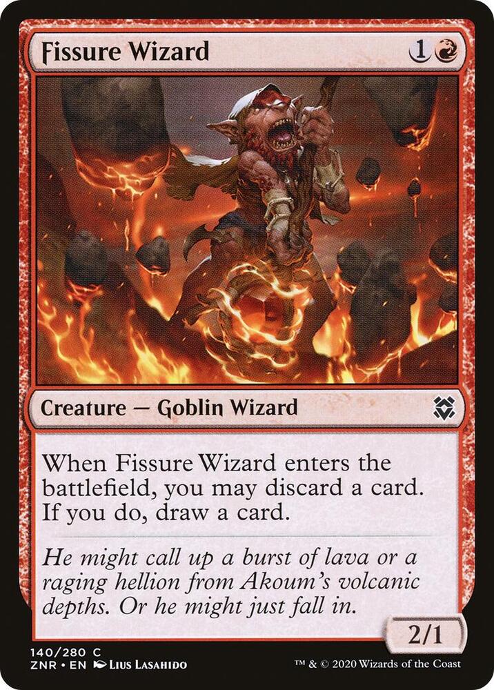 Fissure Wizard - 140 Normal - Zendikar Rising