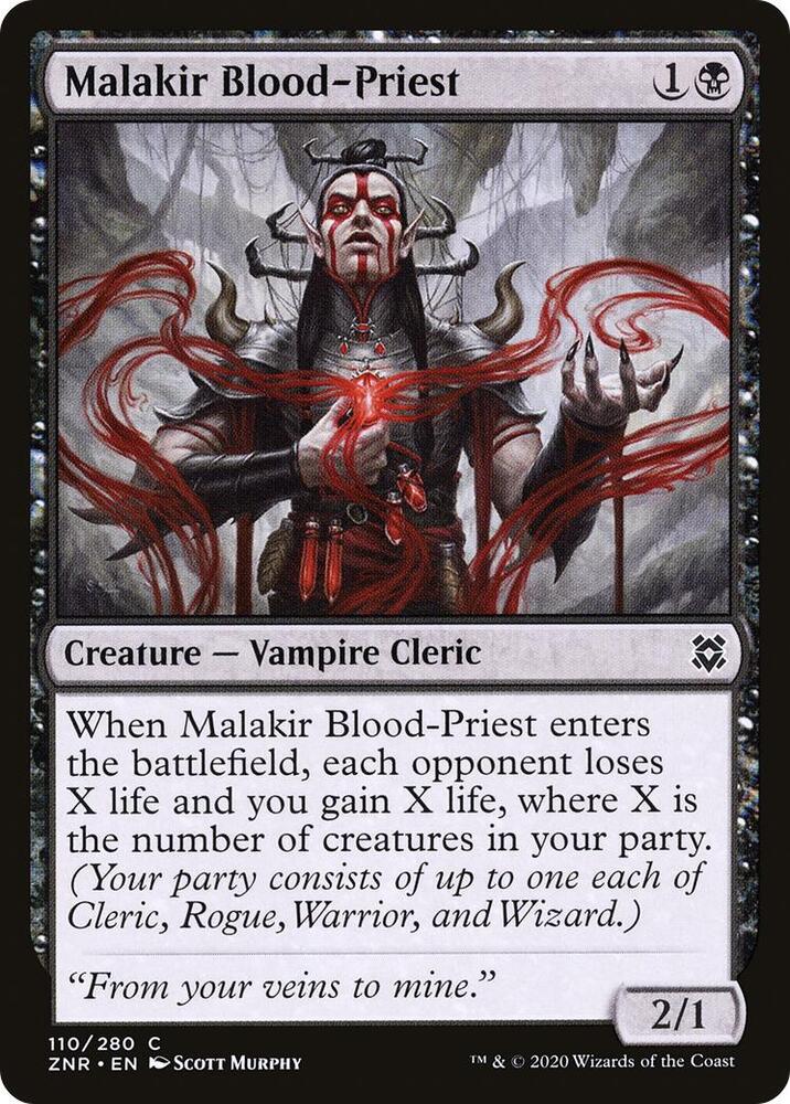 Malakir Blood-Priest - 110 Normal - Zendikar Rising