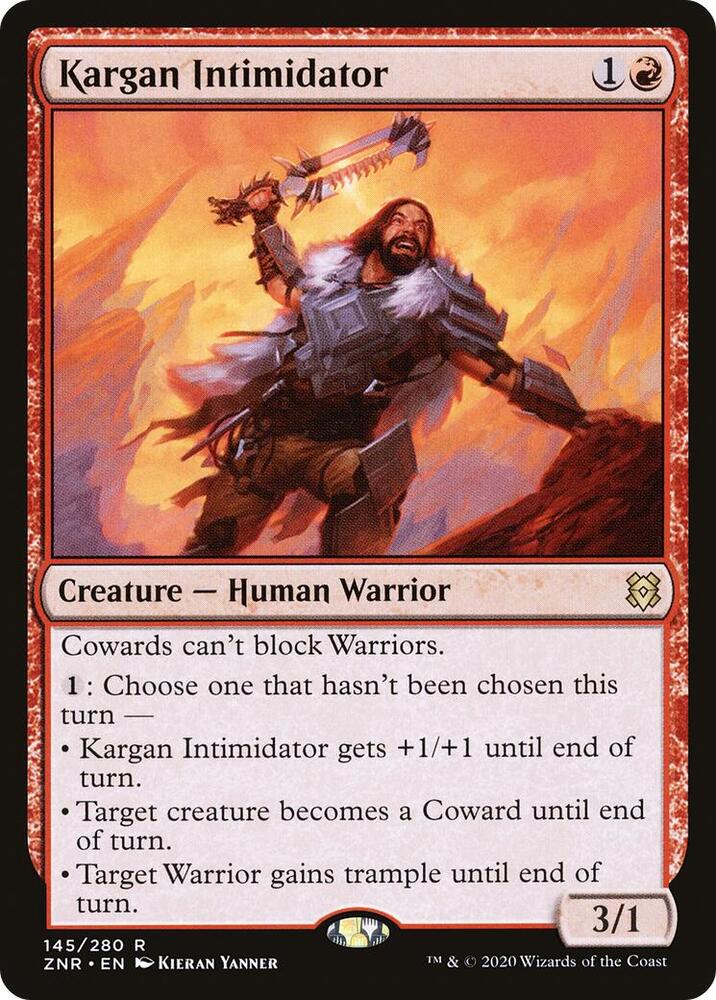 Kargan Intimidator - 145 Normal - Zendikar Rising