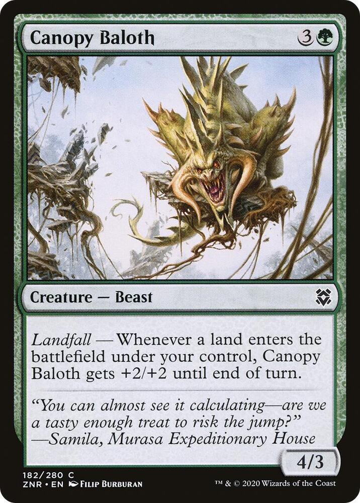 Canopy Baloth - 182 Normal - Zendikar Rising
