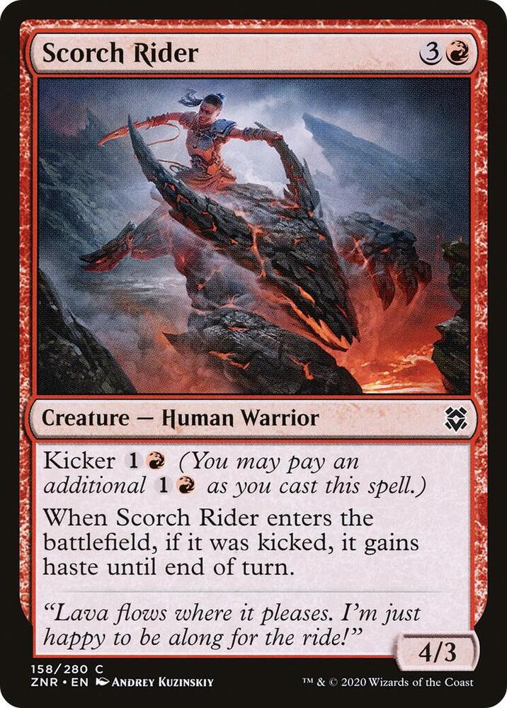 Scorch Rider - 158 Normal - Zendikar Rising