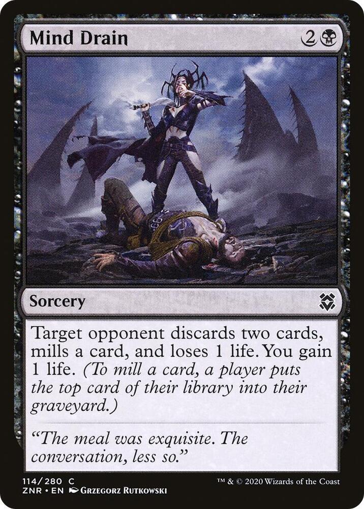 Mind Drain - 114 Normal - Zendikar Rising