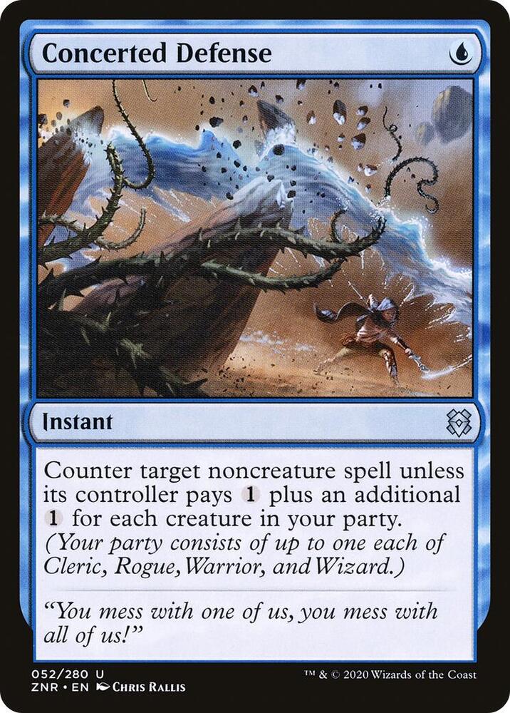 Concerted Defense - 52 Foil - Zendikar Rising