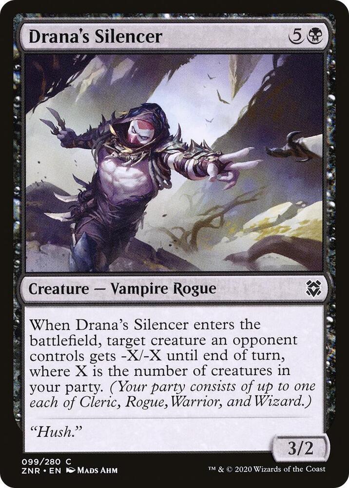 Drana's Silencer - 99 Normal - Zendikar Rising