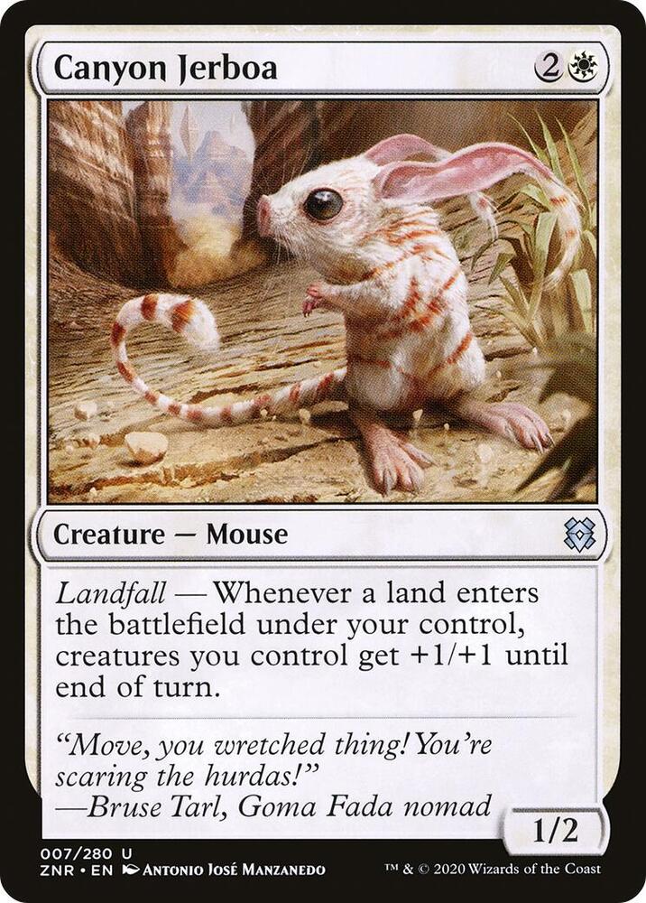 Canyon Jerboa - 7 Normal - Zendikar Rising