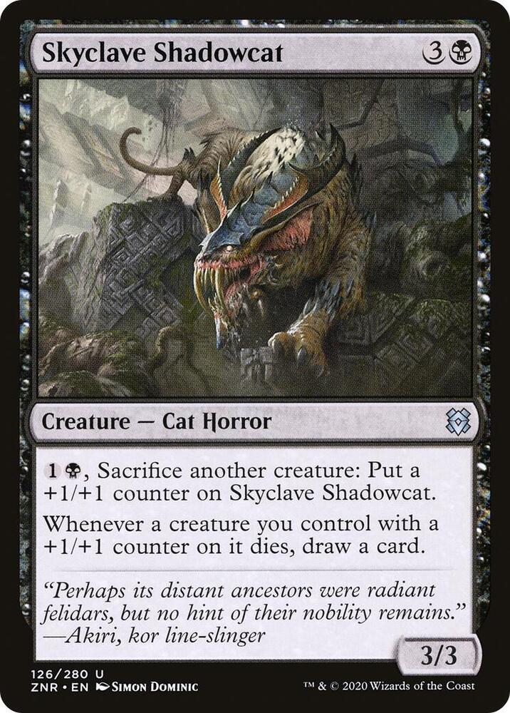 Skyclave Shadowcat - 126 Normal - Zendikar Rising