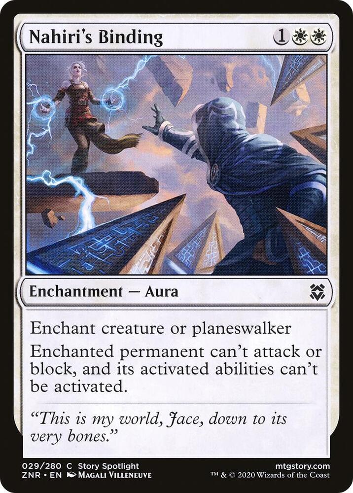 Nahiri's Binding - 29 Normal - Zendikar Rising