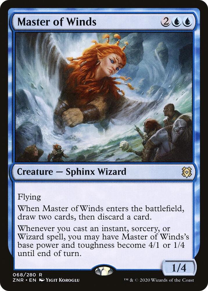 Master of Winds - 68 Normal - Zendikar Rising