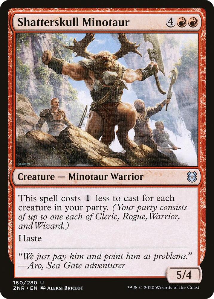 Shatterskull Minotaur - 160 Normal - Zendikar Rising