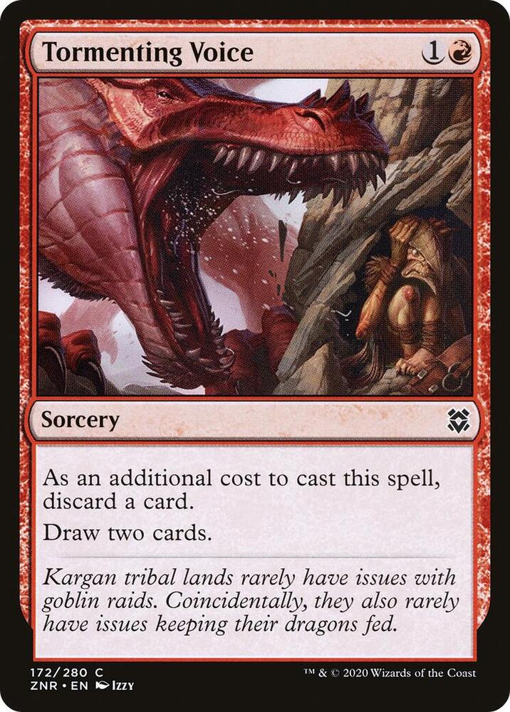Tormenting Voice - 172 Normal - Zendikar Rising