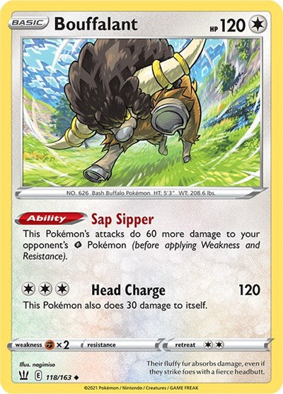 Bouffalant - 118/163 Normal - SWSH05: Battle Styles