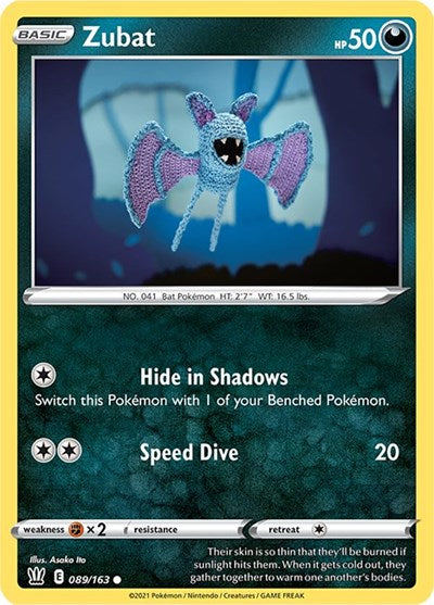 Zubat - 089/163 Normal - SWSH05: Battle Styles