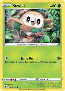 Rowlet - 019/189 Normal - SWSH10: Astral Radiance