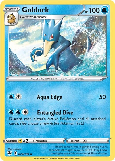 Golduck - 029/189 Normal - SWSH10: Astral Radiance