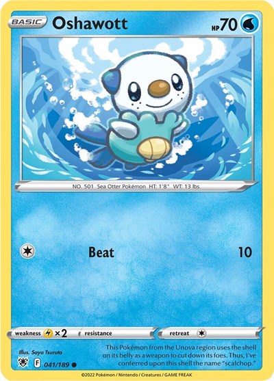 Oshawott - 041/189 Normal - SWSH10: Astral Radiance
