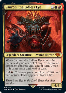 Sauron, the Lidless Eye - 288 Foil - Universes Beyond: The Lord of the Rings: Tales of Middle-earth