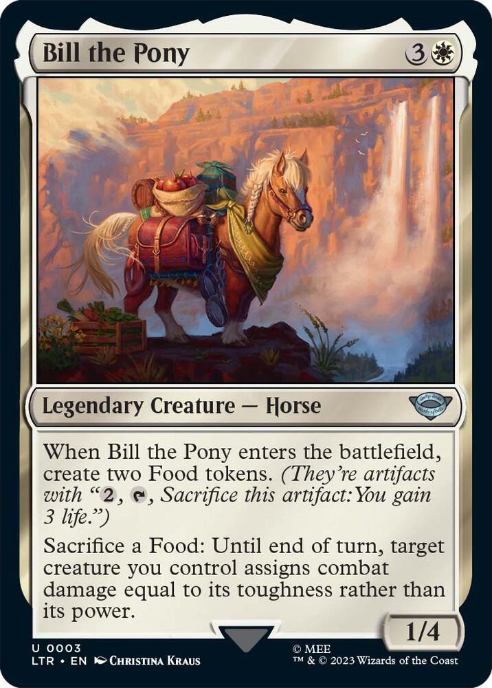 Bill the Pony - 3 Normal - Universes Beyond: The Lord of the Rings: Tales of Middle-earth
