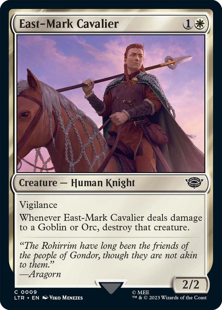 East-Mark Cavalier - 9 Normal - Universes Beyond: The Lord of the Rings: Tales of Middle-earth