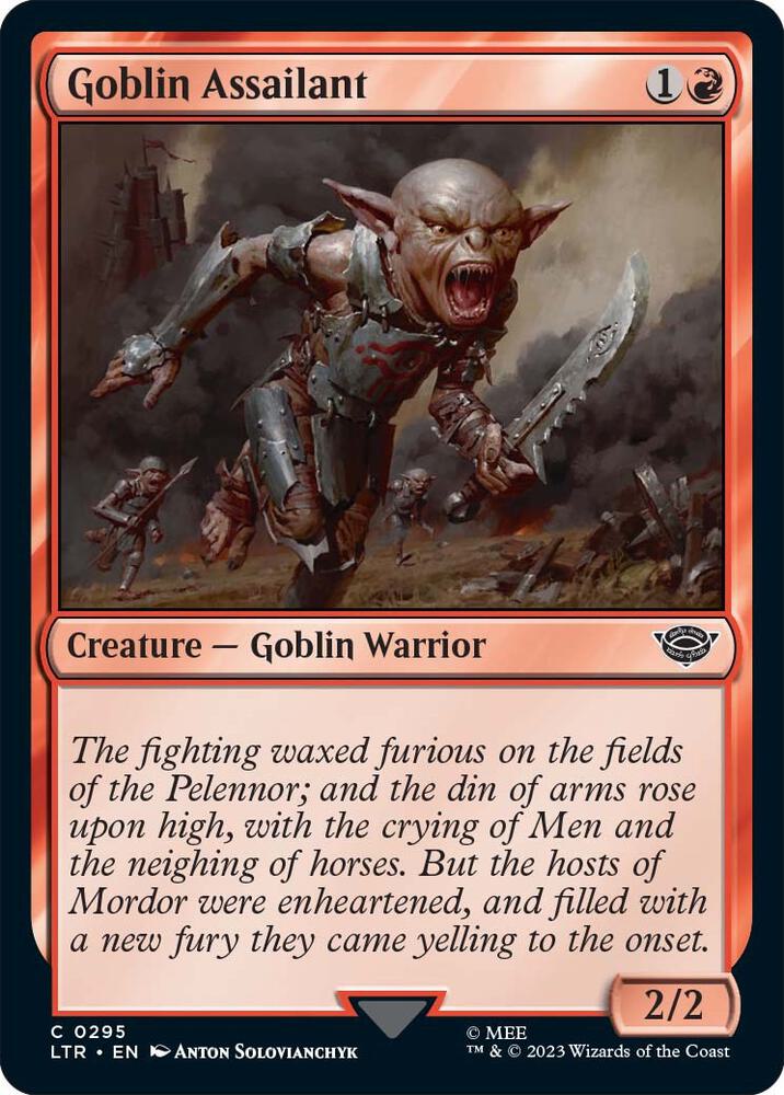 Goblin Assailant - 295 Normal - Universes Beyond: The Lord of the Rings: Tales of Middle-earth