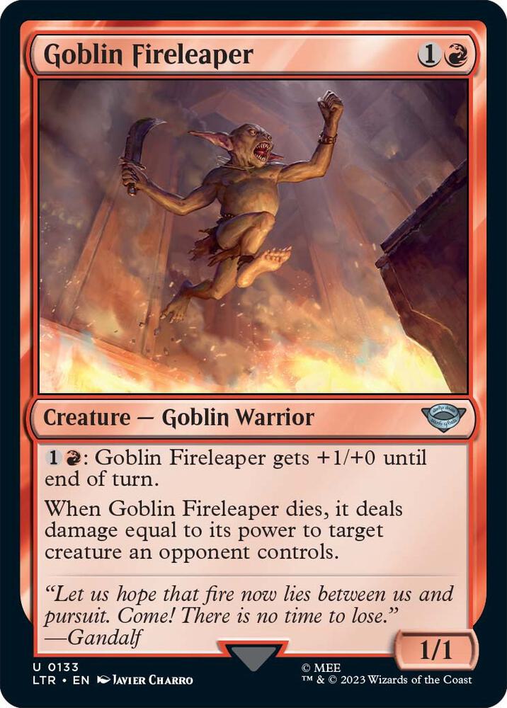 Goblin Fireleaper - 133 Normal - Universes Beyond: The Lord of the Rings: Tales of Middle-earth